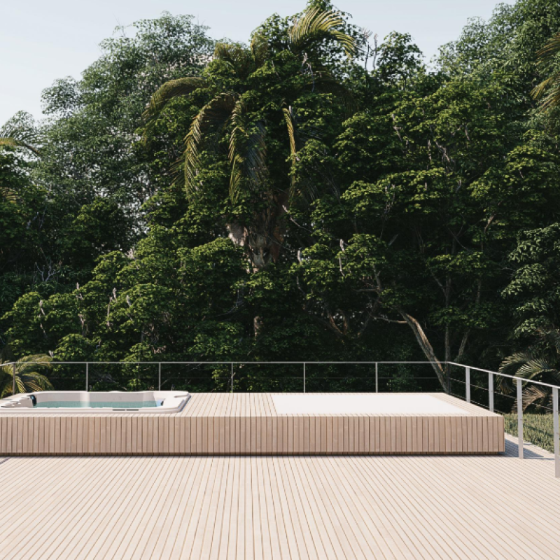 Cobertura com Jacuzzi e Vista para a Mata Atlântica